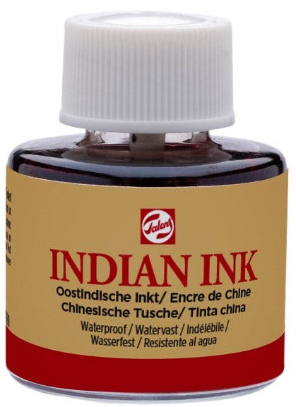 Oostindische inkt zwart 11 ml (Talens)