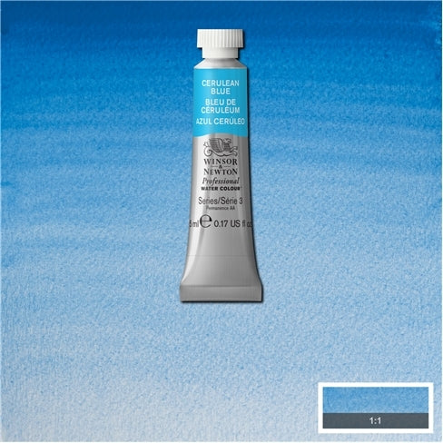 Cerulean Blue 5ml  137 S3 Artist's Aquarel Winsor & Newton