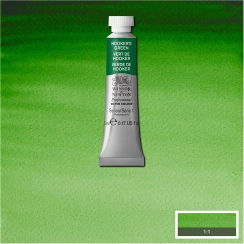 Hookers Green 5ml  311 S1 Artist's Aquarel Winsor & Newton