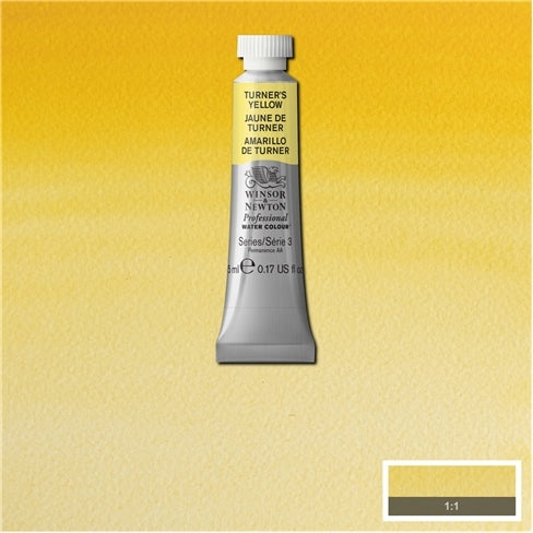 Turners Yellow 5ml  649 S3 Artist's Aquarel Winsor & Newton