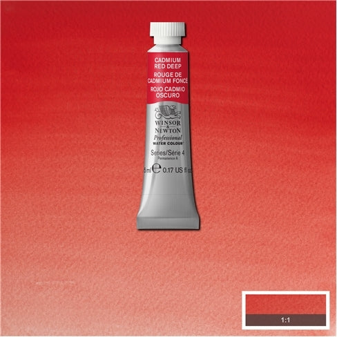 Cadmium Red Deep 5ml  097 S4 Artist's Aquarel Winsor & Newton