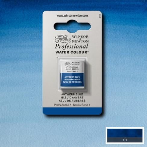 Antwerp Blue napje  010 S1 Artist's Aquarel Winsor & Newton