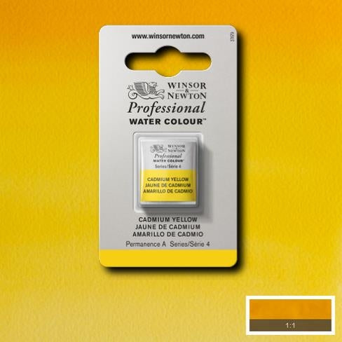 Cadmium Yellow napje  108 S4 Artist's Aquarel Winsor & Newton