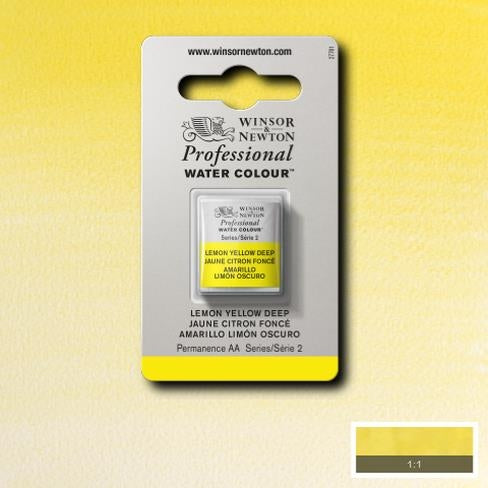 Lemon Yellow Deep napje  348 S2 Artist's Aquarel Winsor & Newton